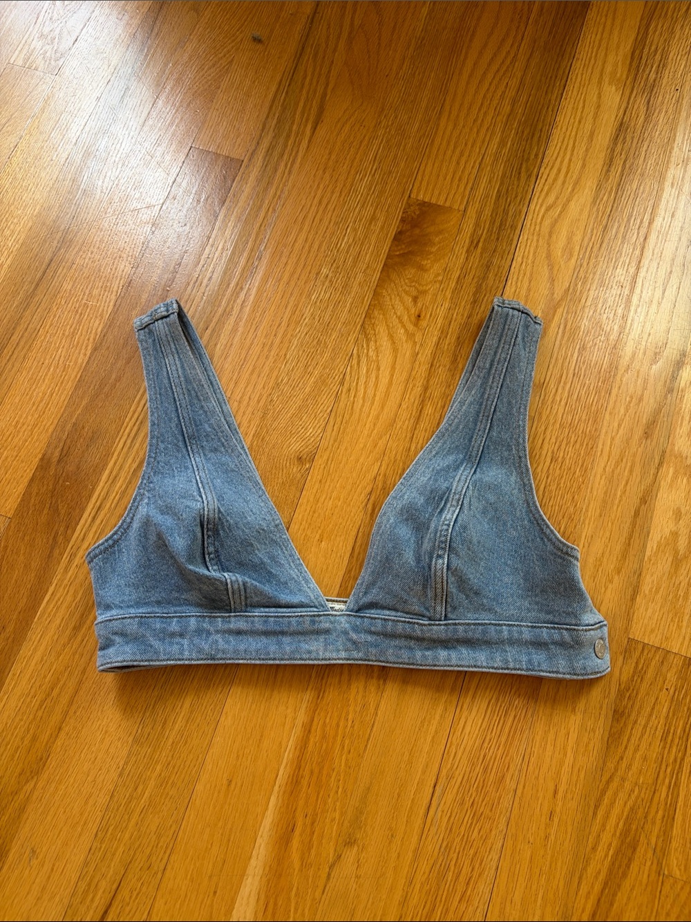 Madewell x Molly Dickson Leather Bra Top - Never Worn